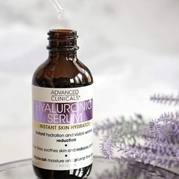 Advanced Clinicals Hyaluronic Serum Instant Skin Hydrator 1.75 FL Oz🆕⌚🏃💨🚚 - Picture 3 of 16